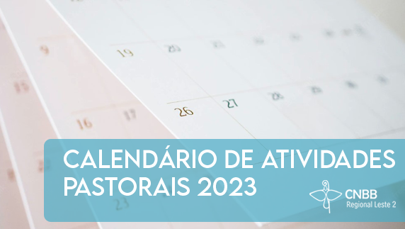 Calendário de Atividades Pastorais 2023